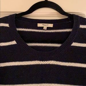 Madewell Blue & White Stripe Sweater
